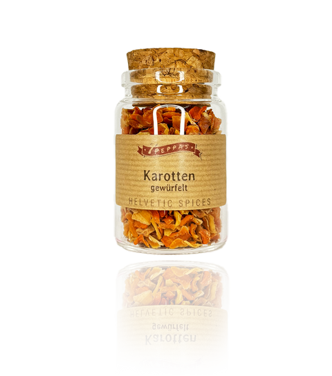 Karotten gewürfelt